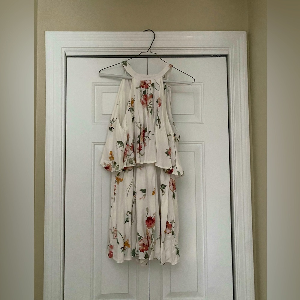 Lulus White Floral Jumpsuit